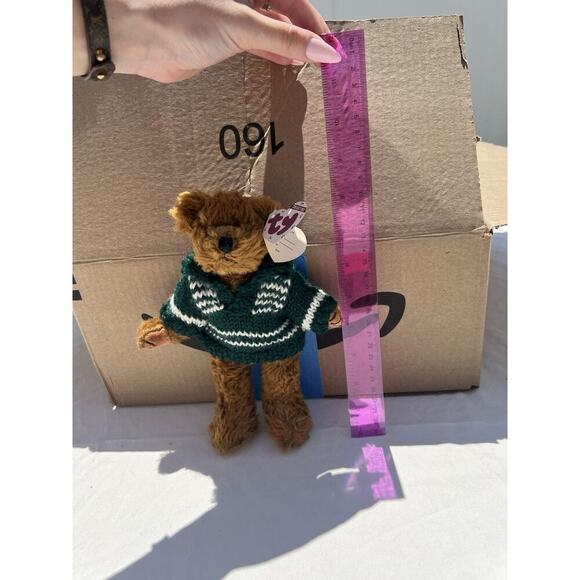 VTG 1993 Ty Attic Treasures Collection Mason Teddy Bear Retired MINT Rare Errors - Picture 6 of 6